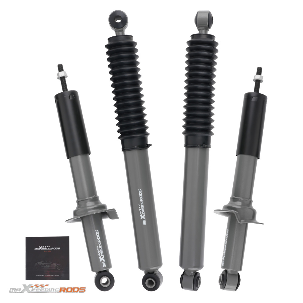 Front Rear 2 Shock Absorbers compatible for NISSAN NAVARA D40 4WD 05 - 14 Nitrogen Charged