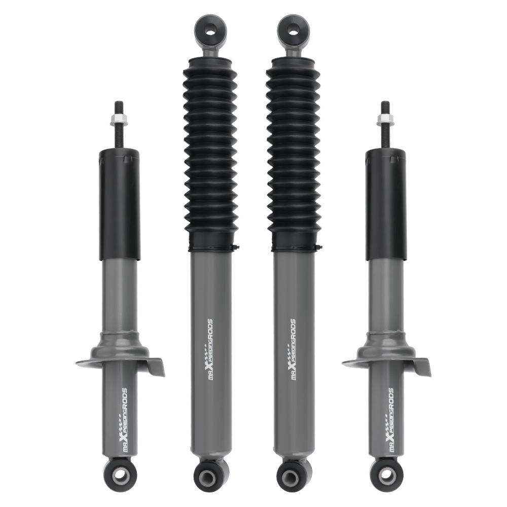 Front Rear 2 Shock Absorbers compatible for NISSAN NAVARA D40 4WD 05 - 14 Nitrogen Charged