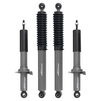 Front Rear 2 Shock Absorbers compatible for NISSAN NAVARA D40 4WD 05 - 14 Nitrogen Charged