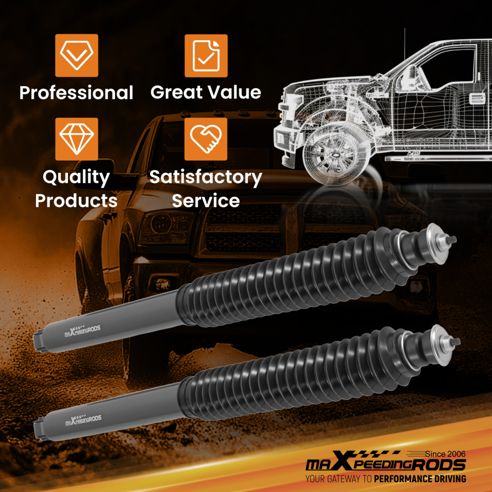 Front Shock Absorbers compatible for Ram 2500 3500 4WD 03-2023 with 3-4.5 Lift Kit