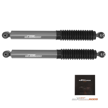 Lifted 0-3 Rear Shocks Absorbers compatible for Jeep Wrangler 1997-2006 4WD w/Dust cover