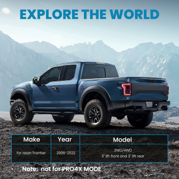 3 Front Rear Lift Level Kit compatible for NISSAN FRONTIER 2005-2018 2x2 4x4 