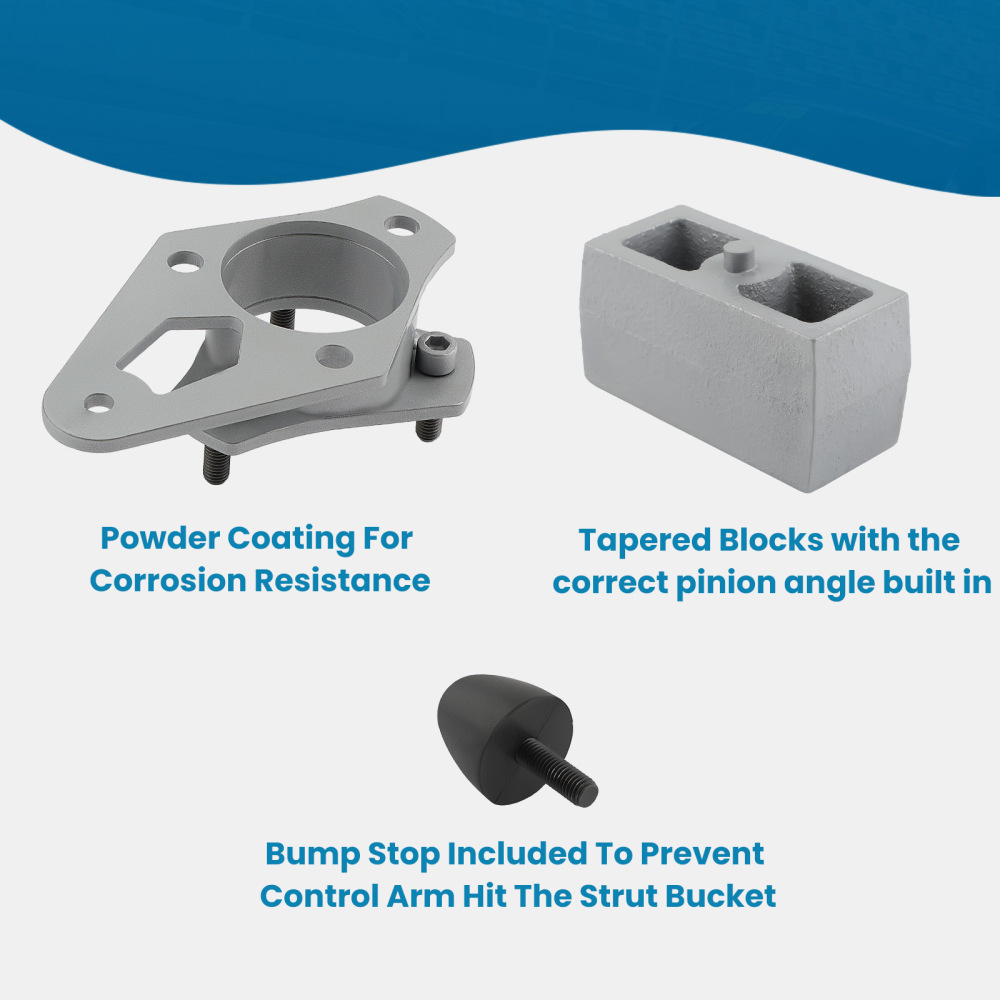 3 Front Rear Lift Level Kit compatible for NISSAN FRONTIER 2005-2018 2x2 4x4 