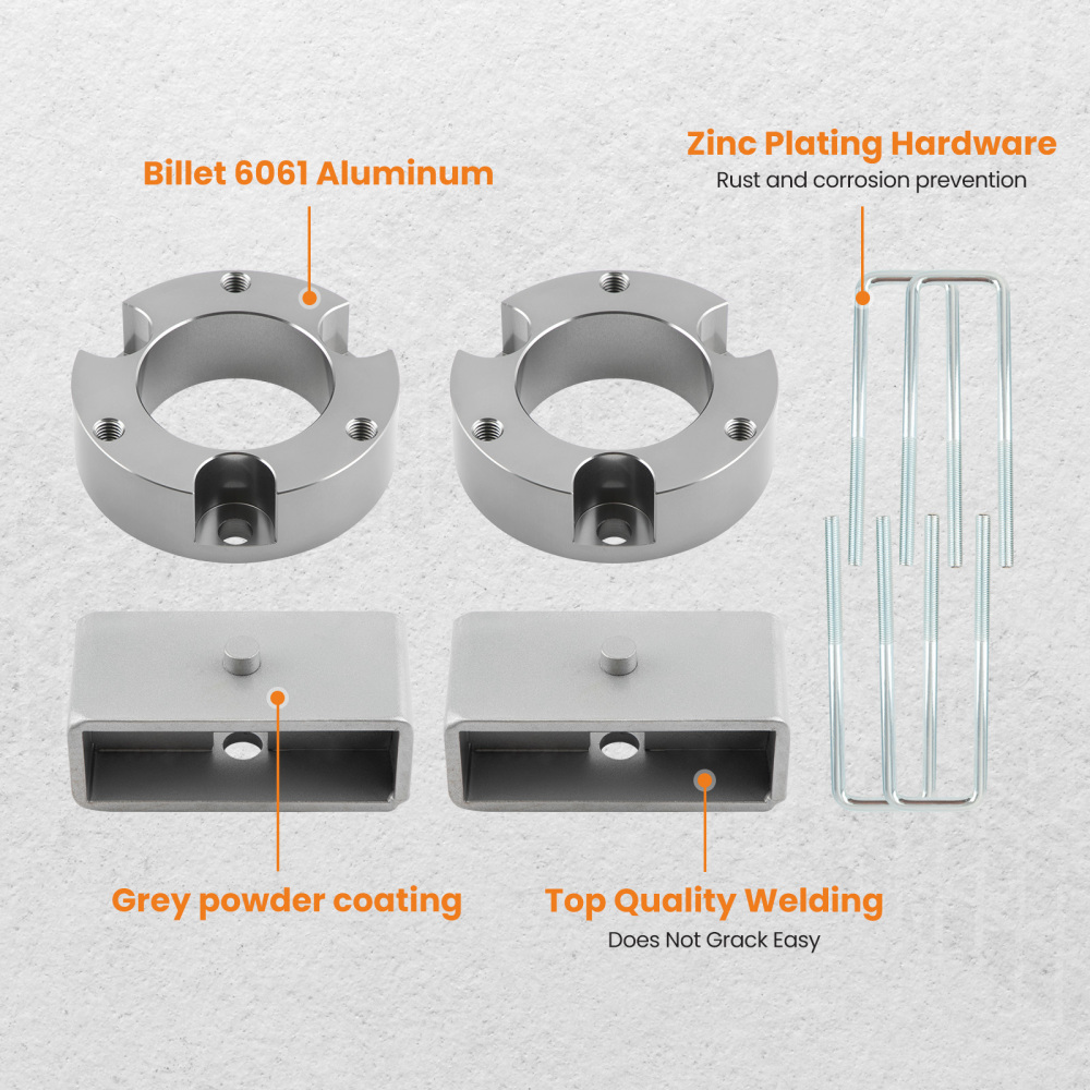 3 in Front 2 inRear Leveling Lift Kit Diff Drop Spacer compatible for Toyota Tacoma 95-04 