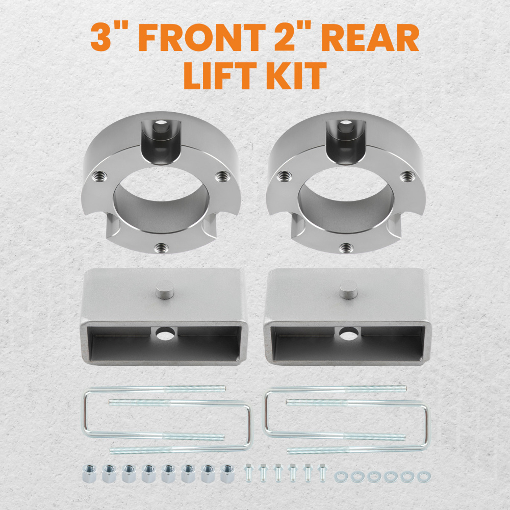 3 in Front 2 inRear Leveling Lift Kit Diff Drop Spacer compatible for Toyota Tacoma 95-04 