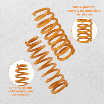 2 50mm Lift Kit Shocks Coil Springs compatible for TOYOTA Landcruiser 80 Series