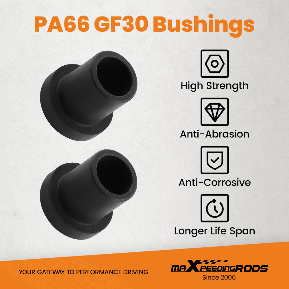 Complete A Arm Bushing Rebuild Kit compatible for Polaris Ranger XP 800 / 900 Diesel10-14