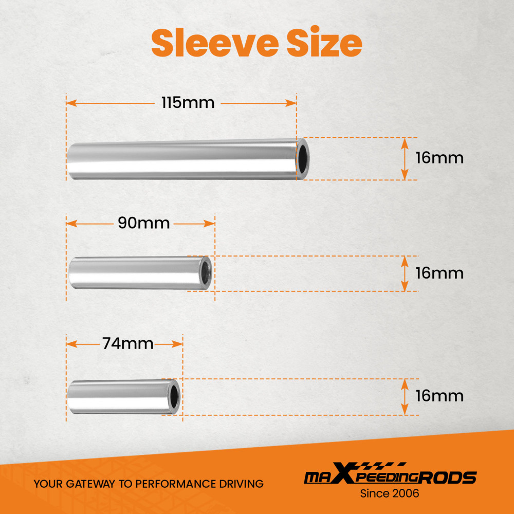 Complete A Arm Bushing Rebuild Kit compatible for Polaris Ranger XP 800 / 900 Diesel10-14