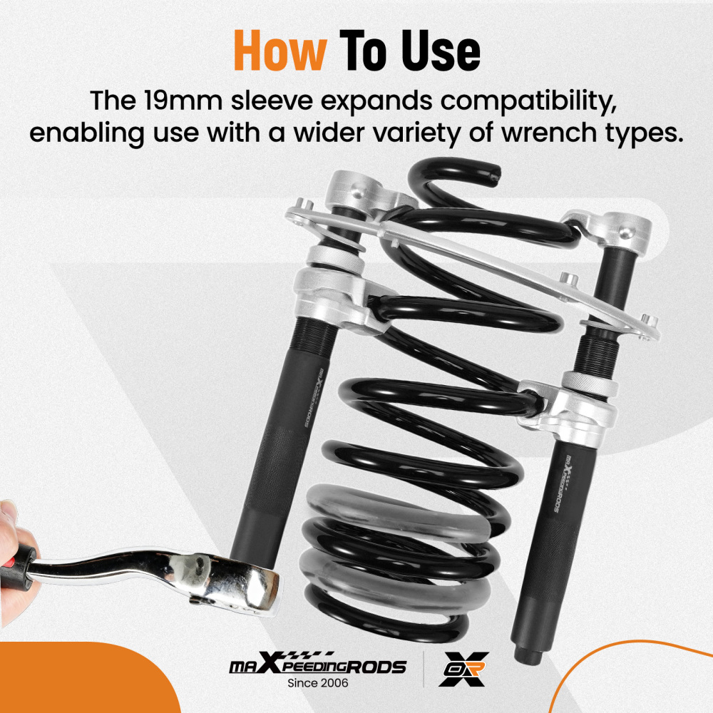 Coil Spring Compressor Tool Automotive Strut Spring Shock Absorber 2646lbs