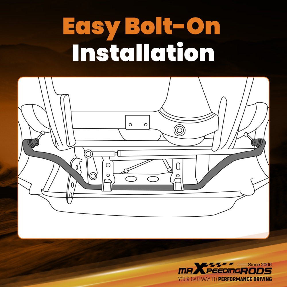 Aftermarket FR Sway Bar compatible for Chevy Chevrolet 1955 1956 1957 Stabilizer Bar