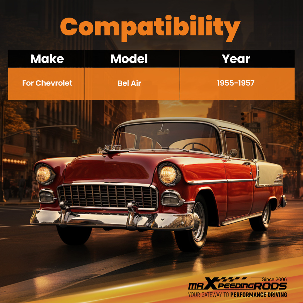 Aftermarket FR Sway Bar compatible for Chevy Chevrolet 1955 1956 1957 Stabilizer Bar