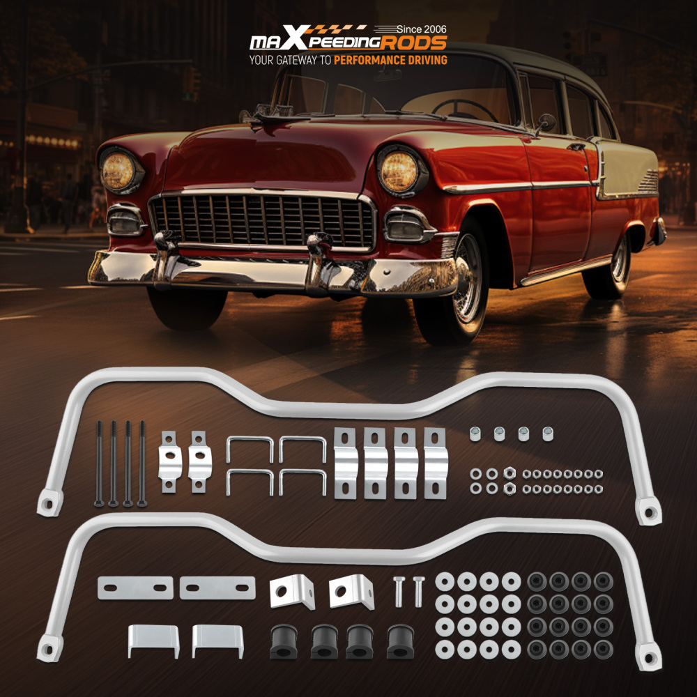 Aftermarket FR Sway Bar compatible for Chevy Chevrolet 1955 1956 1957 Stabilizer Bar