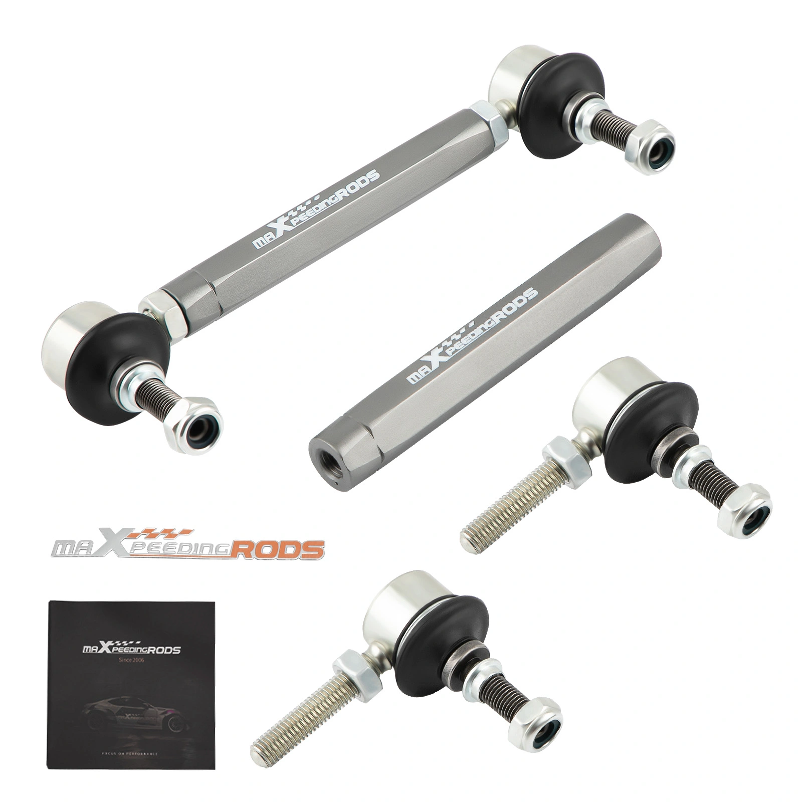 Universal Fit Sway Bar Adjustable Links Adjustable Range 150-210 Mm (5-15/16 To 8-1/4 In.) Fits 12mm Hole | Godspeed Project - Foto 6