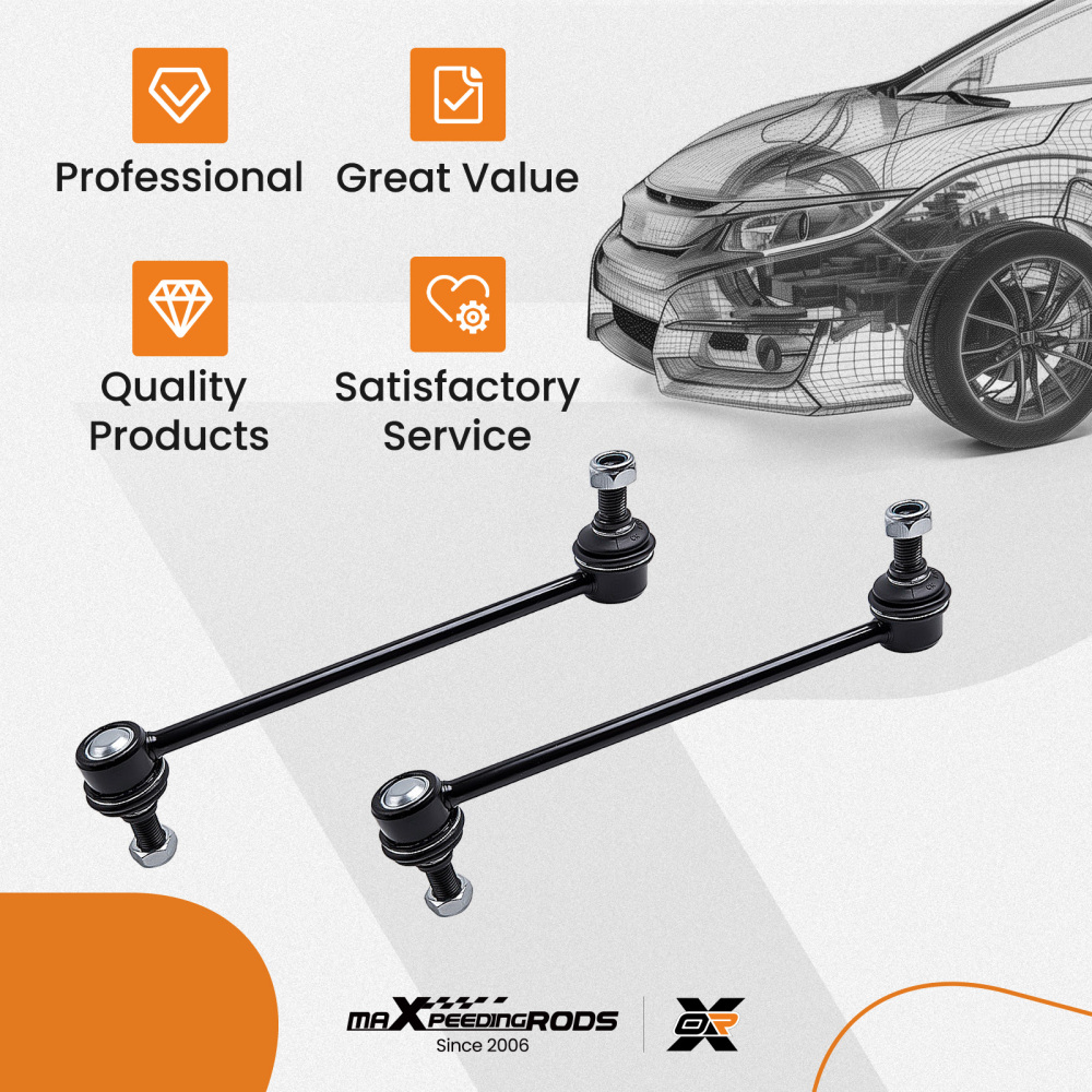 Front Left Right Sway Bar Link compatible for Hyundai Elantra 2007-2012 compatible for Kia Forte 2010-2013