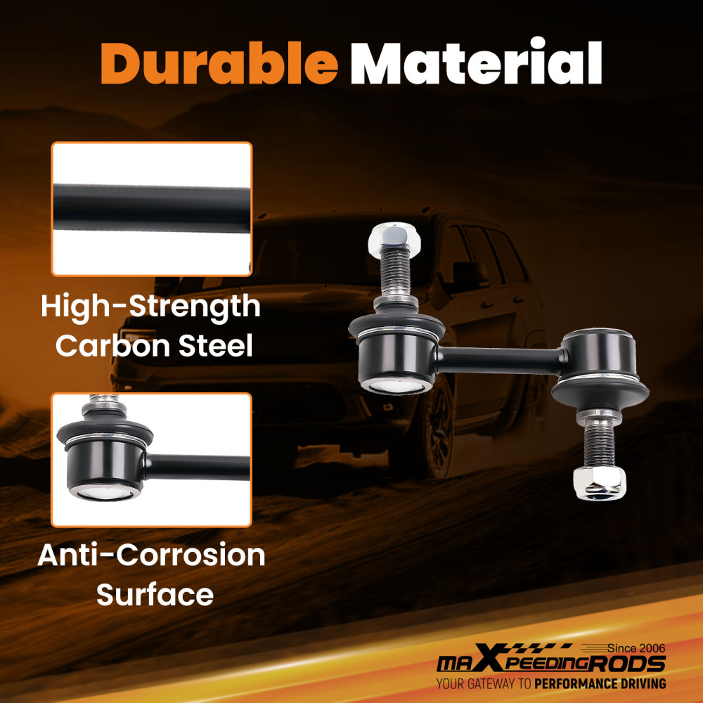 Set Of 4 Sway Bar End Link compatible for Chevrolet Corvette C5 C6 1997 1998 1999-2013