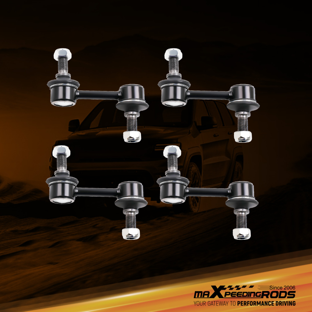 Set Of 4 Sway Bar End Link compatible for Chevrolet Corvette C5 C6 1997 1998 1999-2013