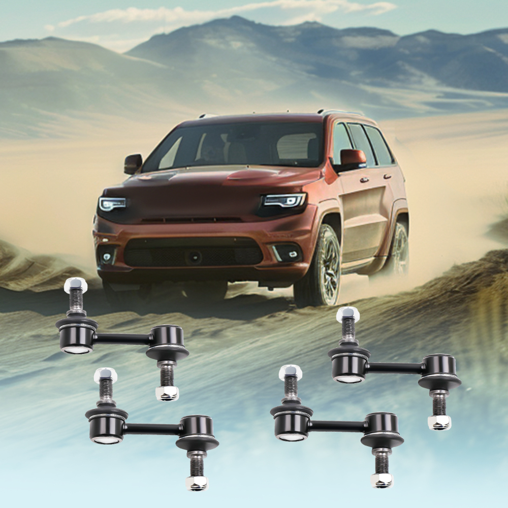 Set Of 4 Sway Bar End Link compatible for Chevrolet Corvette C5 C6 1997 1998 1999-2013