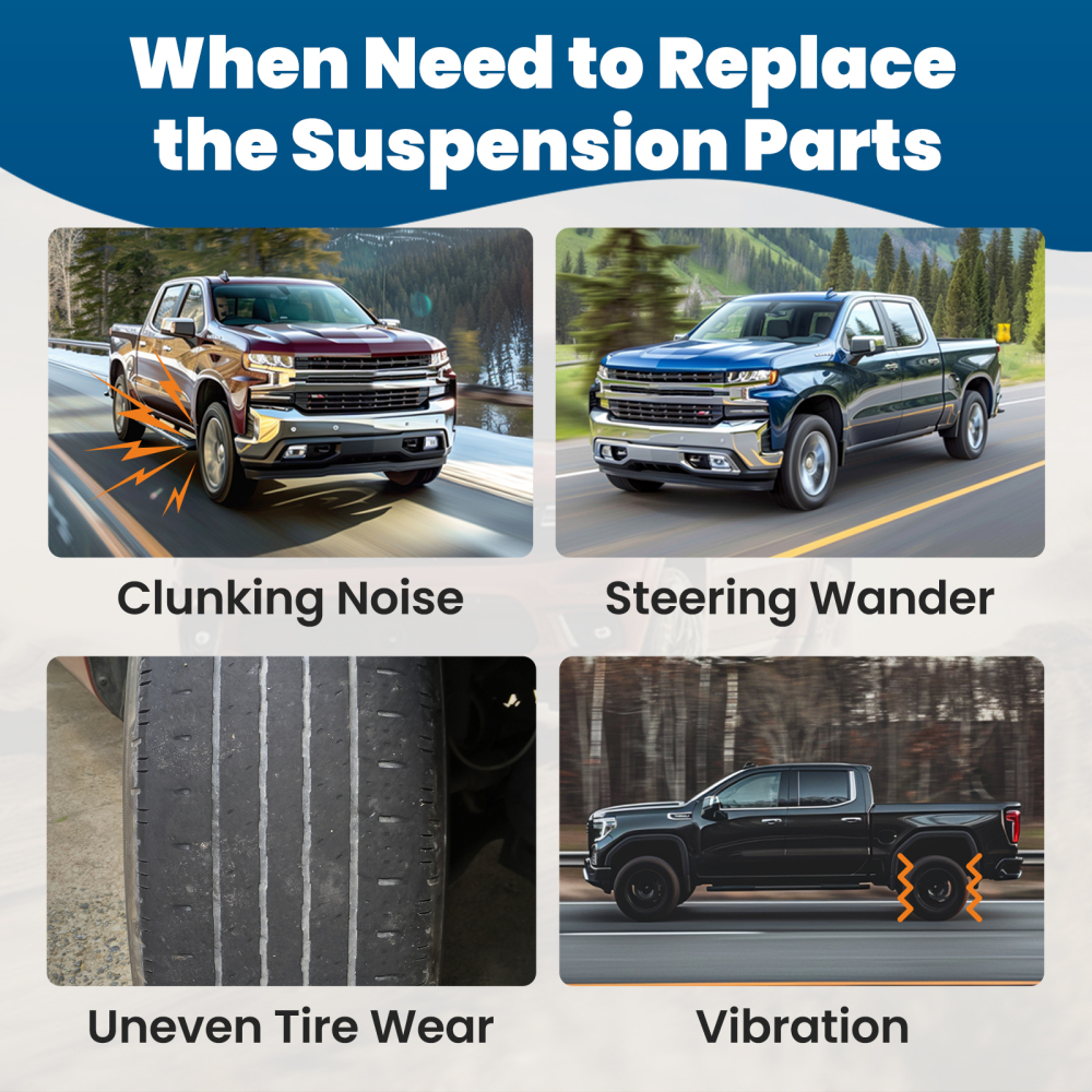 Set Of 4 Sway Bar End Link compatible for Chevrolet Corvette C5 C6 1997 1998 1999-2013