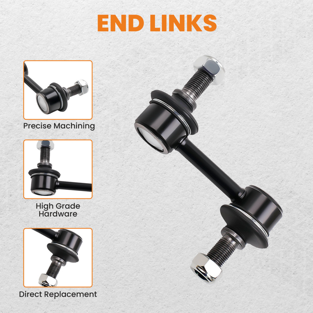 Set Of 4 Sway Bar End Link compatible for Chevrolet Corvette C5 C6 1997 1998 1999-2013