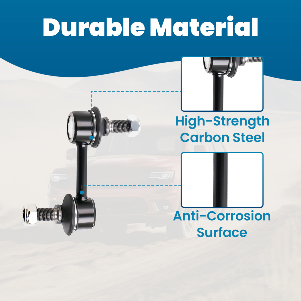 Set Of 4 Sway Bar End Link compatible for Chevrolet Corvette C5 C6 1997 1998 1999-2013