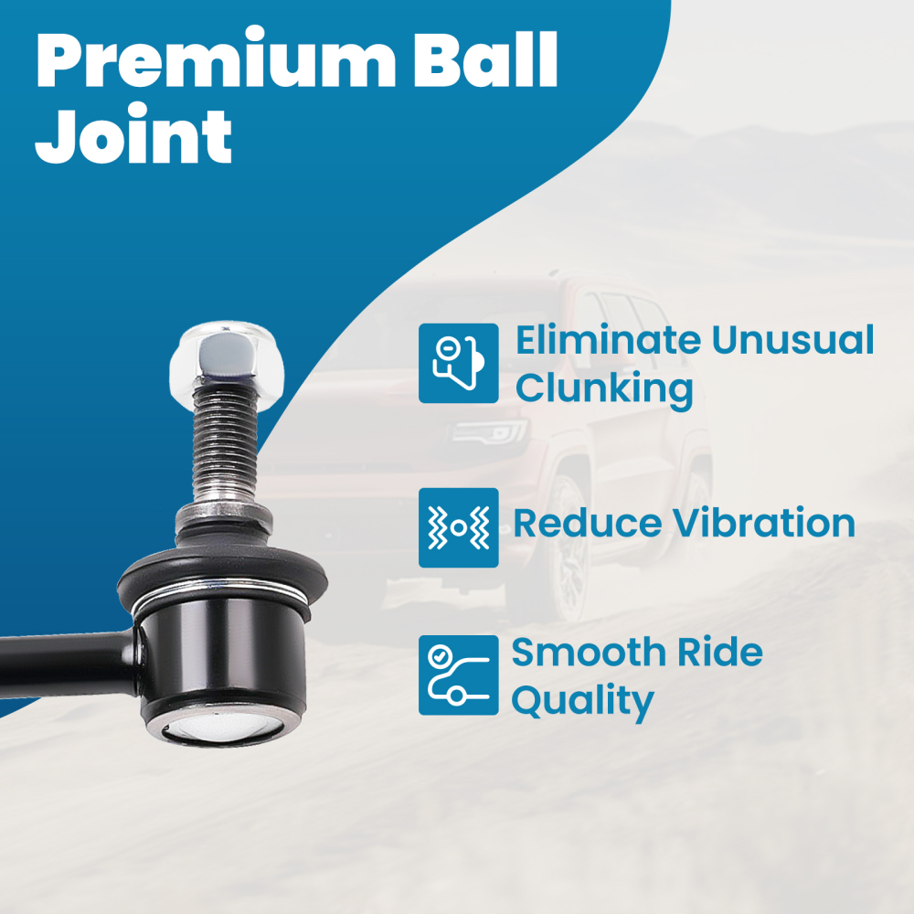 Set Of 4 Sway Bar End Link compatible for Chevrolet Corvette C5 C6 1997 1998 1999-2013