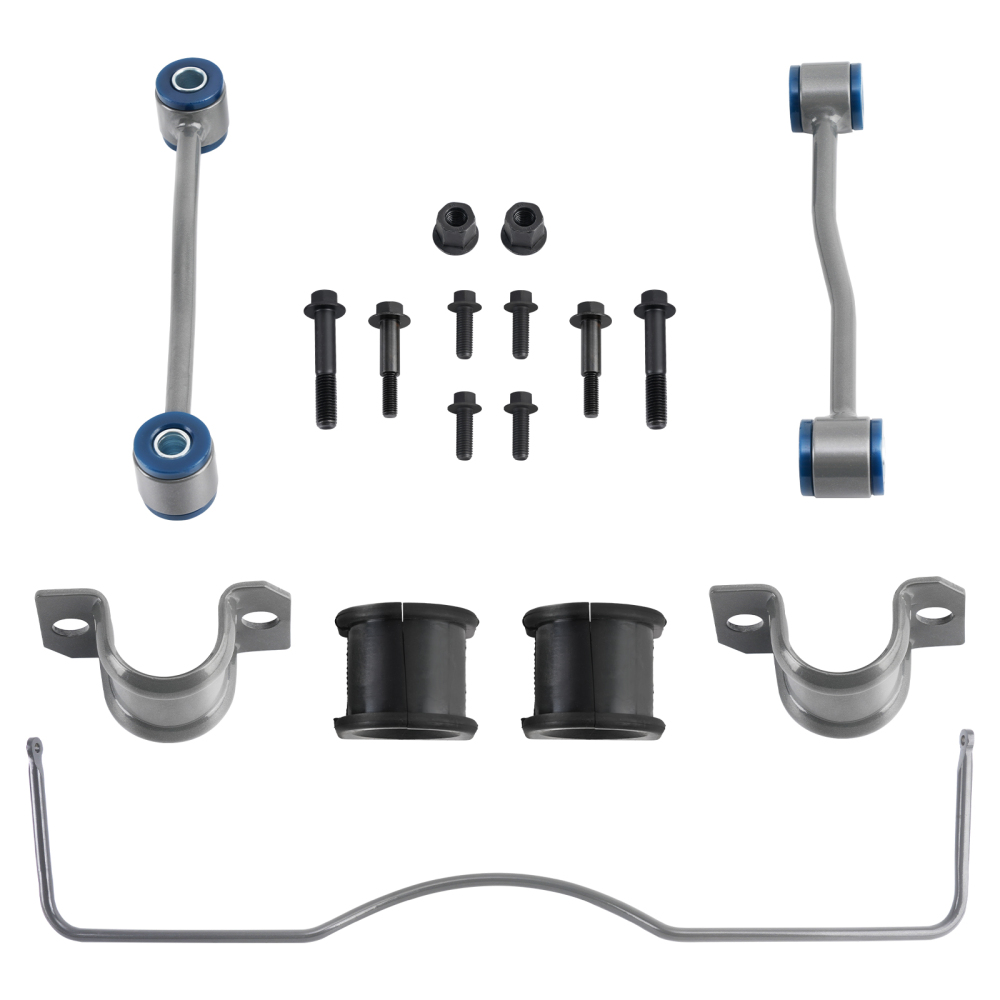 Rear Sway Bar Kit compatible for Jeep Grand Cherokee WJ 1999-2004 w/ LinksPoly Bushings