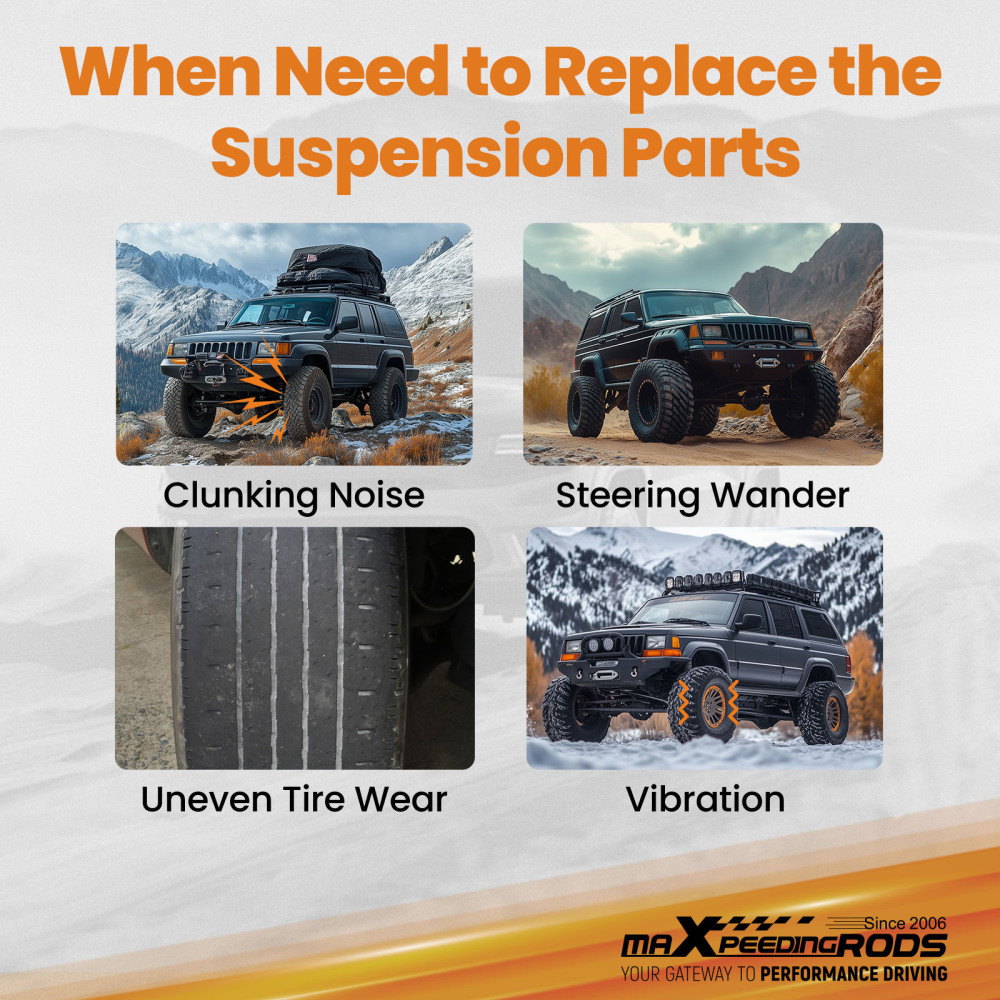 Rear Sway Bar Kit compatible for Jeep Grand Cherokee WJ 1999-2004 w/ LinksPoly Bushings