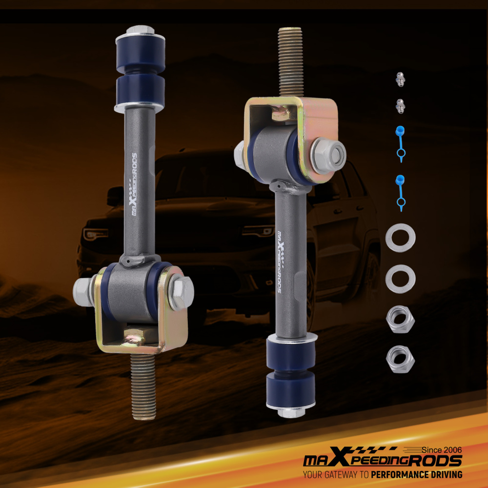 0-2 Lift Front Sway Bar End Links compatible for GMC Sierra Silverado 1500/2500/3500 HD