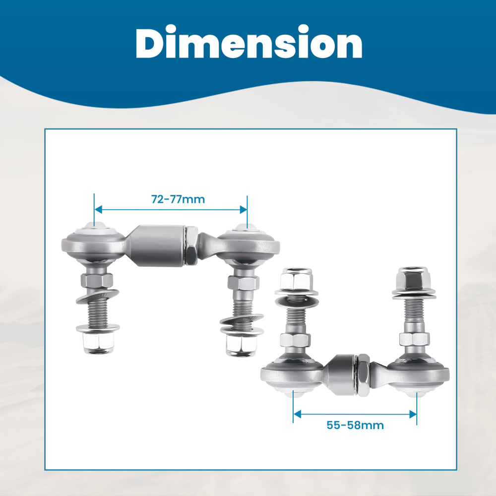 Replacement FrontRear Sway Bar Link Kit compatible for Honda Civic 2001-2005 compatible for Acura EL