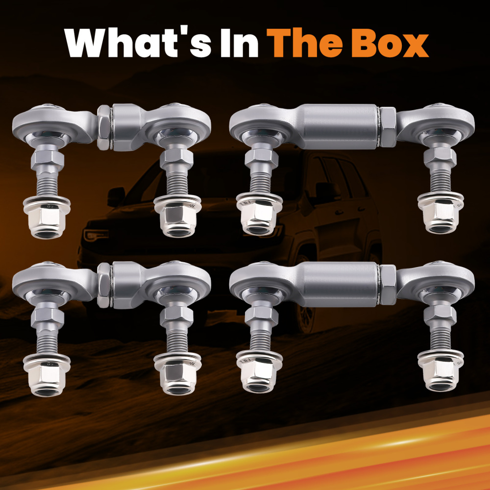 4pcs Suspension Sway Bar Links Kits compatible for Honda Civic 1996 1997-2000 compatible for Acura EL 1.6L