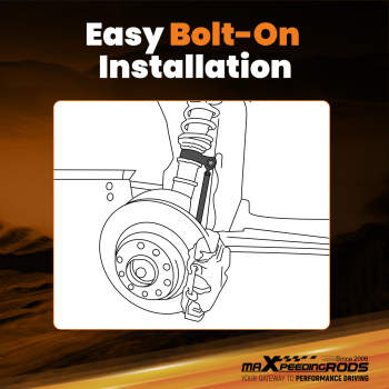 Front Adjustable Drop Link Kit compatible for BMW 3 Series E90 / E91 / E92 / E93 Heavy