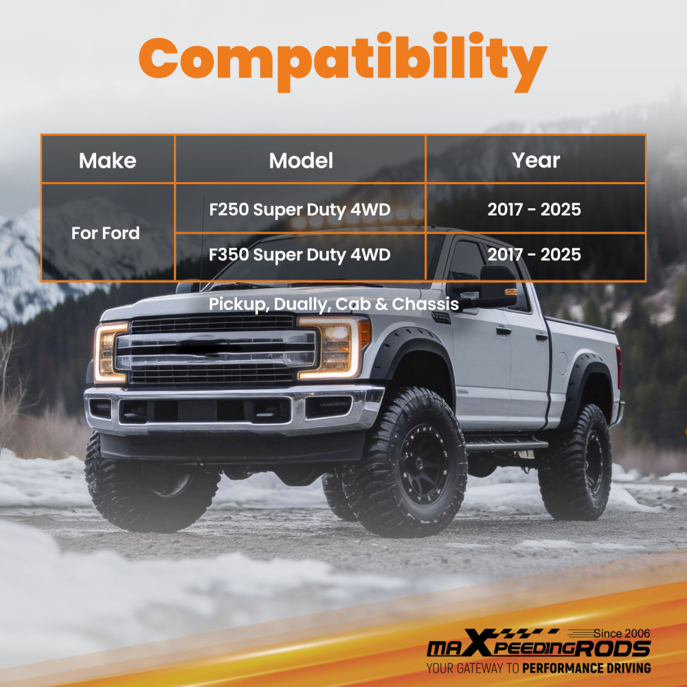 Rear Stabilizer Sway Bar Link Kit compatible for Ford F250 F350 Super Duty 4WD 2017-2025