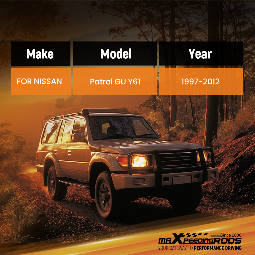 4 FrontRear Adjustable Sway Bar Link Kit compatible for Nissan Patrol GU Y61 2-8 Lift