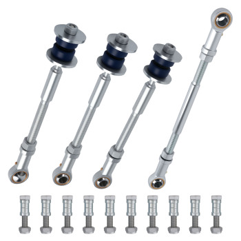 4x Heavy Duty Extended Sway Bar Link compatible for Nissan Patrol GU Y61 2 inch lift 4