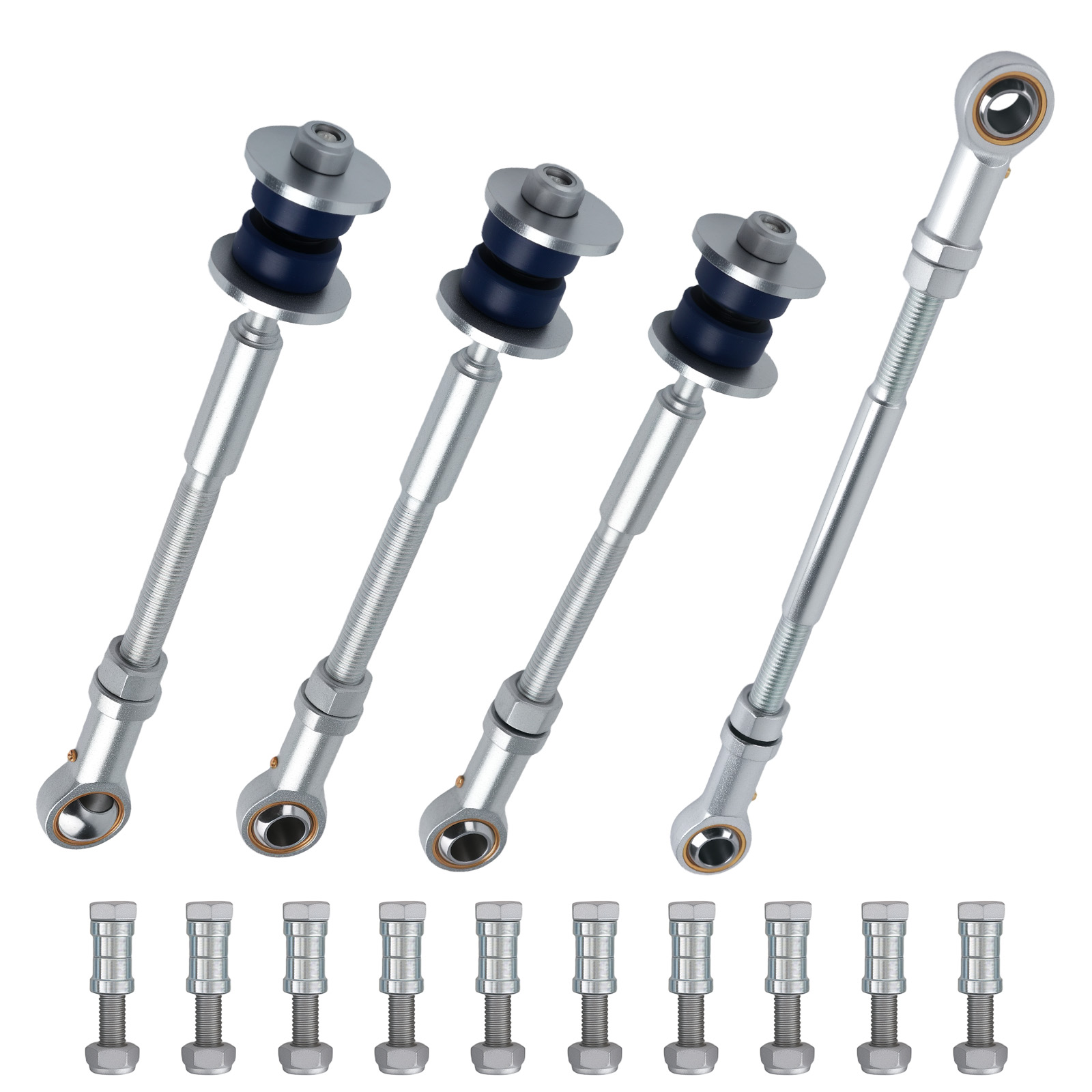 4x Heavy Duty Extended Sway Bar Link compatible for Nissan Patrol GU Y61 2 inch lift 4-image-SWB-GUY61-FR-NLC