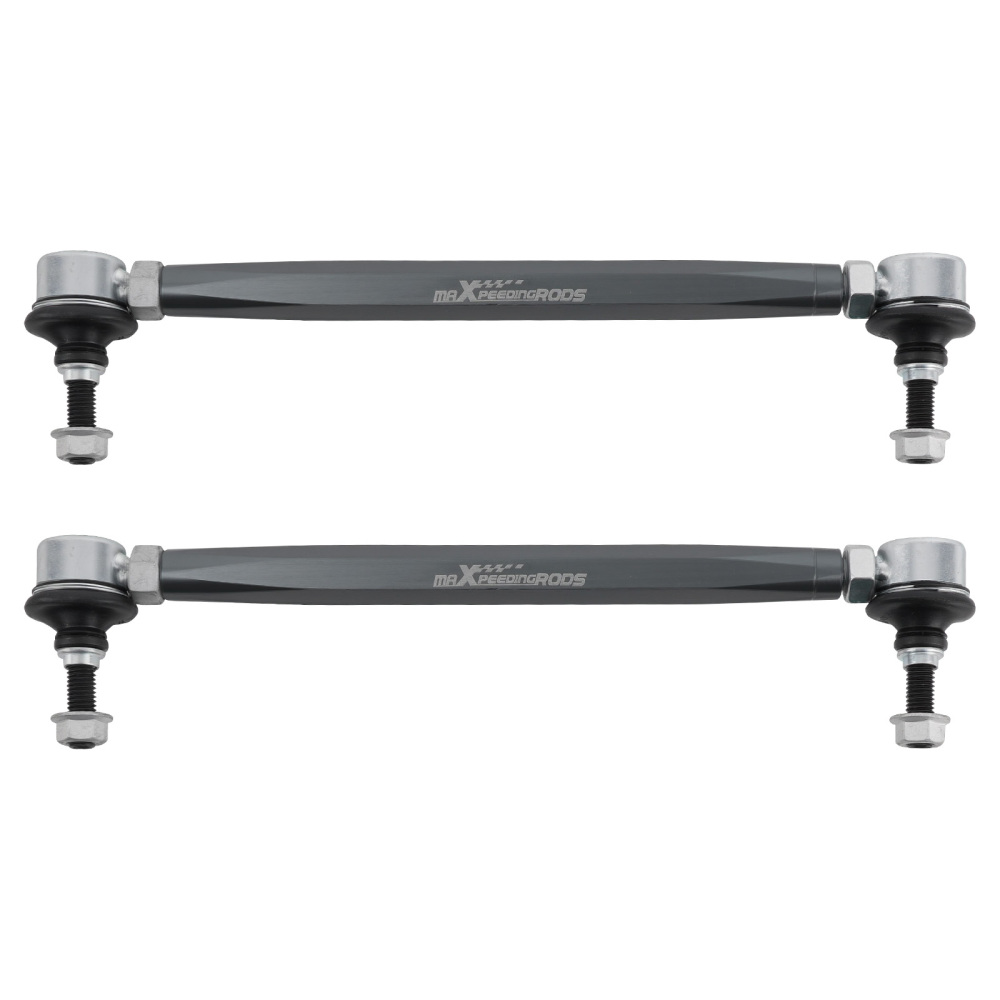 Pair Adjustable Front Sway Bar End Link 280-330mm compatible for Honda Civic 2016 2017-2019