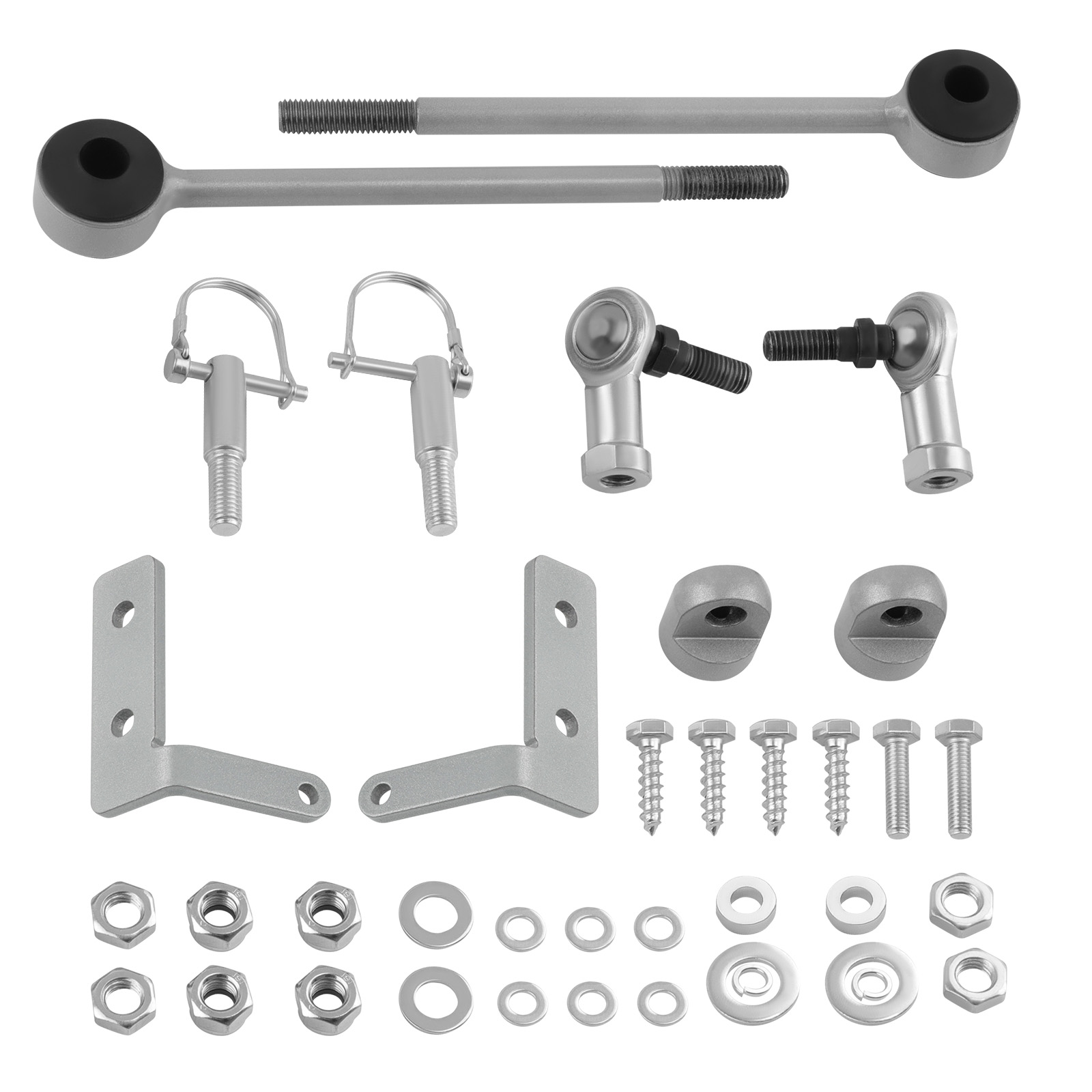 QUICK DISCONNECT SWAY BAR END LINKS compatible for JEEP CHEROKEE XJ W/3.5-6 INCH 84-2001-image-SWB-JEPCHE-1128-LC