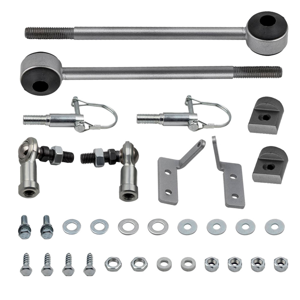 Quick Disconnect Front Sway Bar Links compatible for Jeep Cherokee XJ w/4-6 inch 84-2001