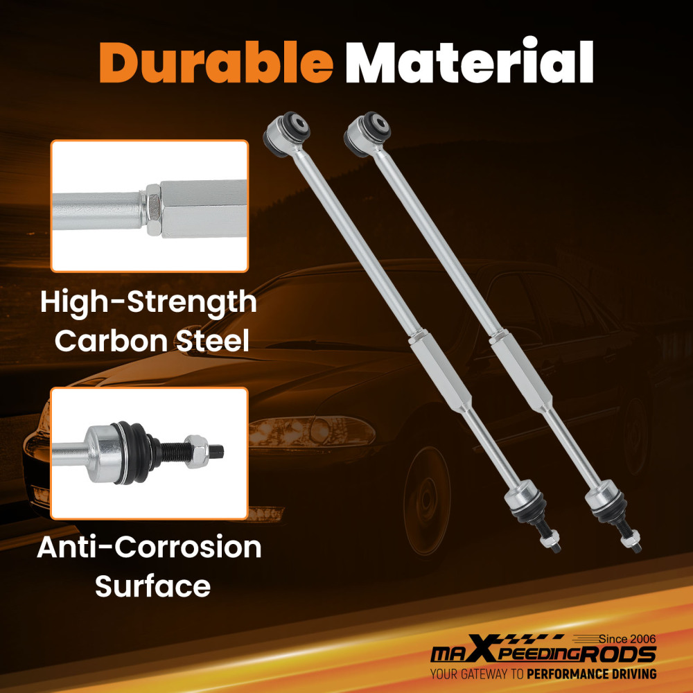 Compatible for Lincoln LS 2000-2006 Rear Torque Tie Rod Ends Sway Bar End Links Left Right