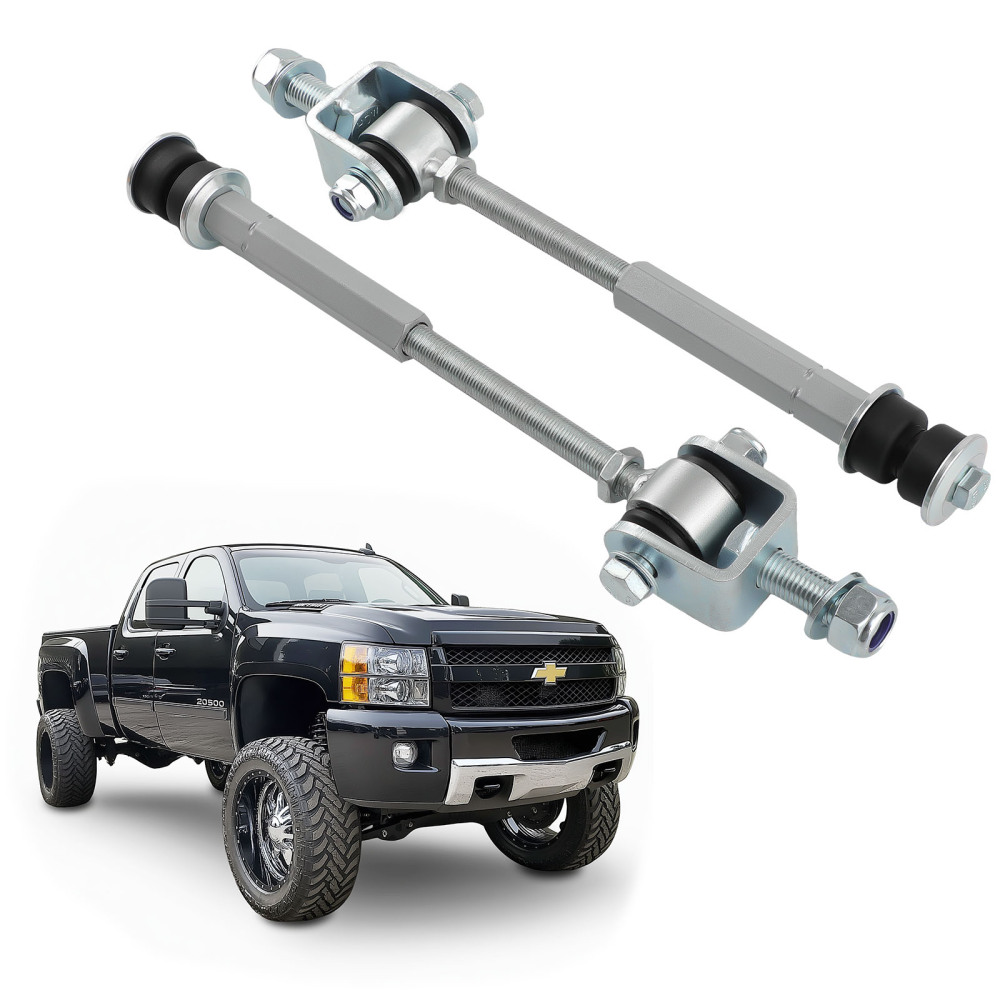 6inch Lift Replacement Sway Bar End Links compatible for Silverado/Sierra 2500 3500 HD
