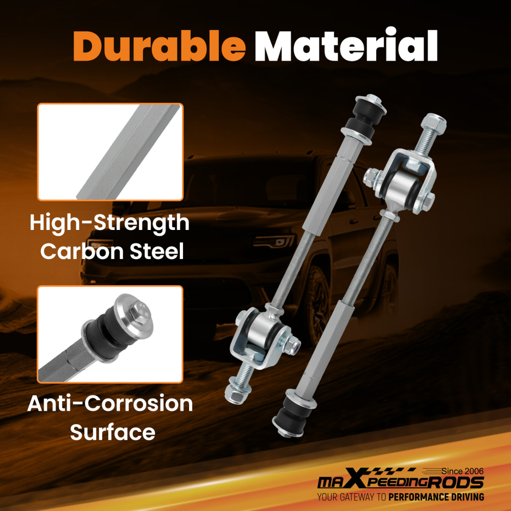 6inch Lift Replacement Sway Bar End Links compatible for Silverado/Sierra 2500 3500 HD