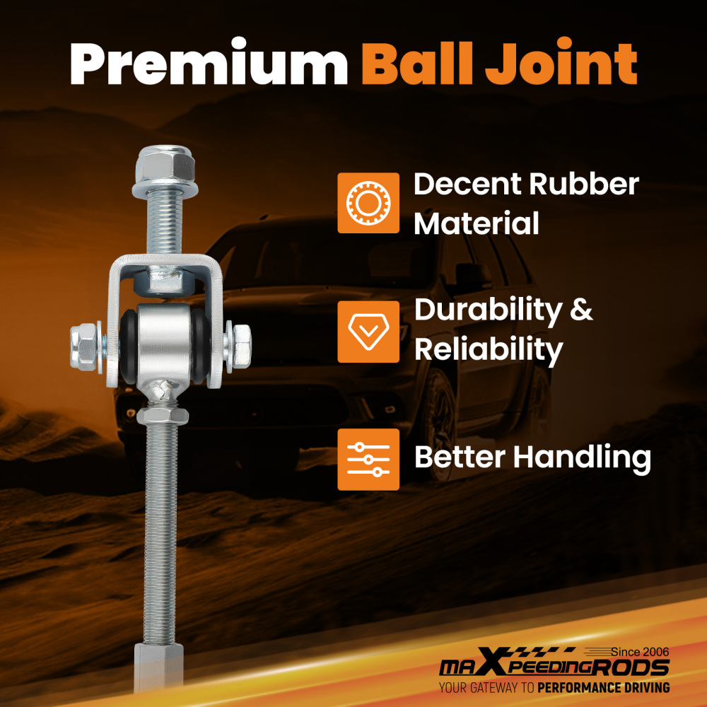 6inch Lift Replacement Sway Bar End Links compatible for Silverado/Sierra 2500 3500 HD