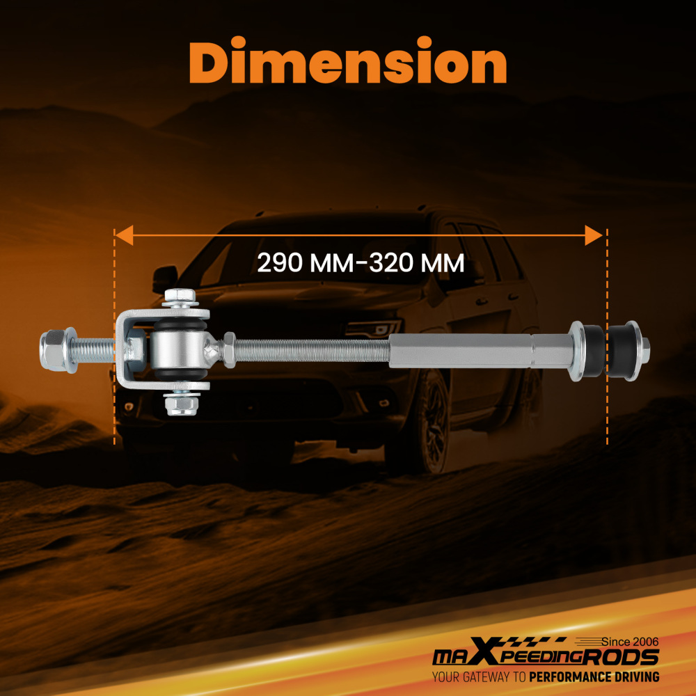 6inch Lift Replacement Sway Bar End Links compatible for Silverado/Sierra 2500 3500 HD