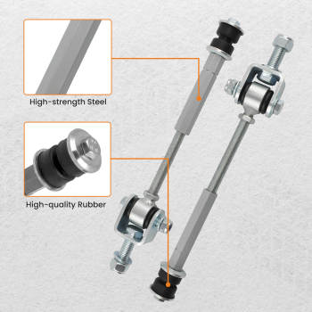 6inch Lift Replacement Sway Bar End Links compatible for Silverado/Sierra 2500 3500 HD