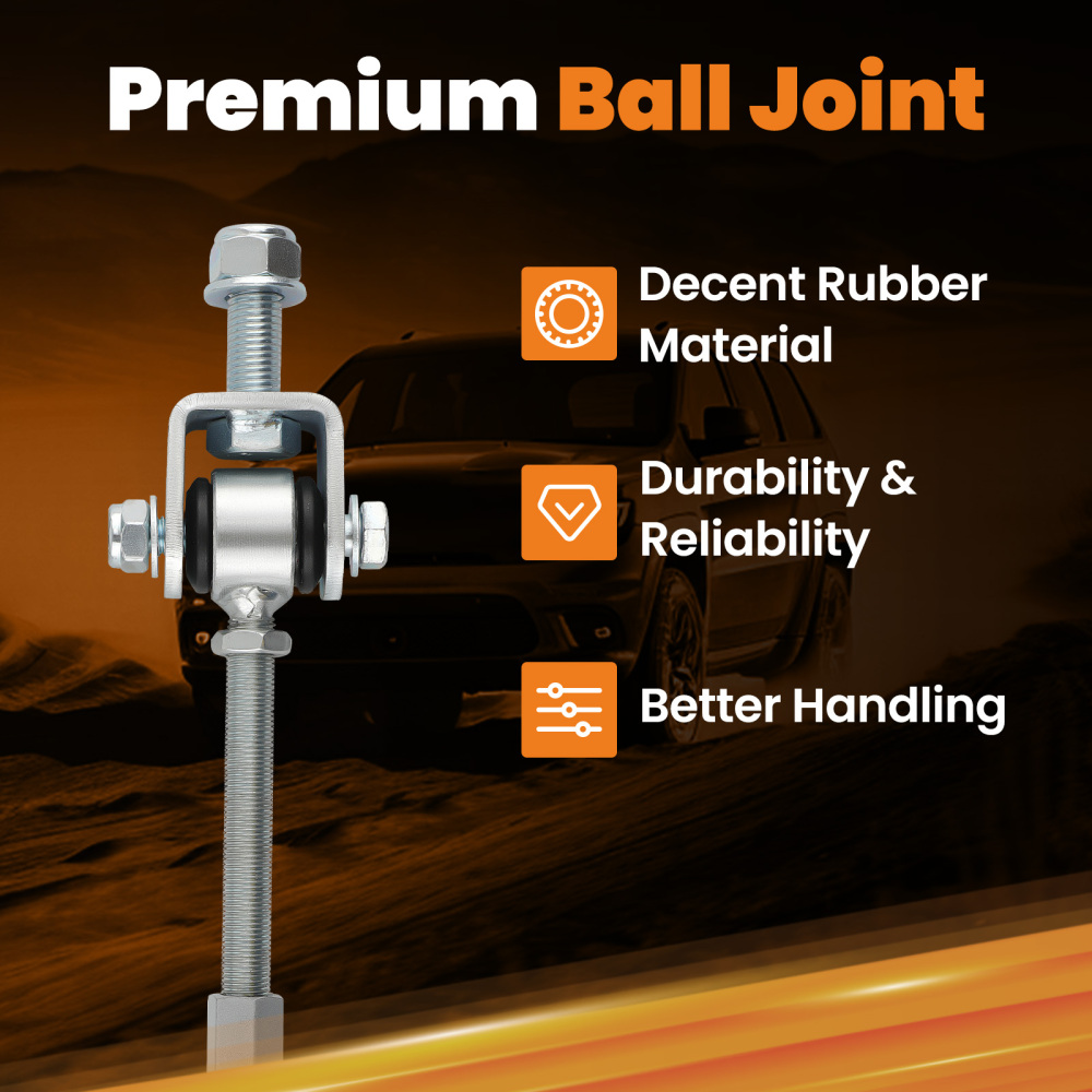 6 collegamenti di estremità della barra antirollio di ricambio per kit di sollevamento perChevy compatibile per Silverado 1500 compatibile per GMC Sierra