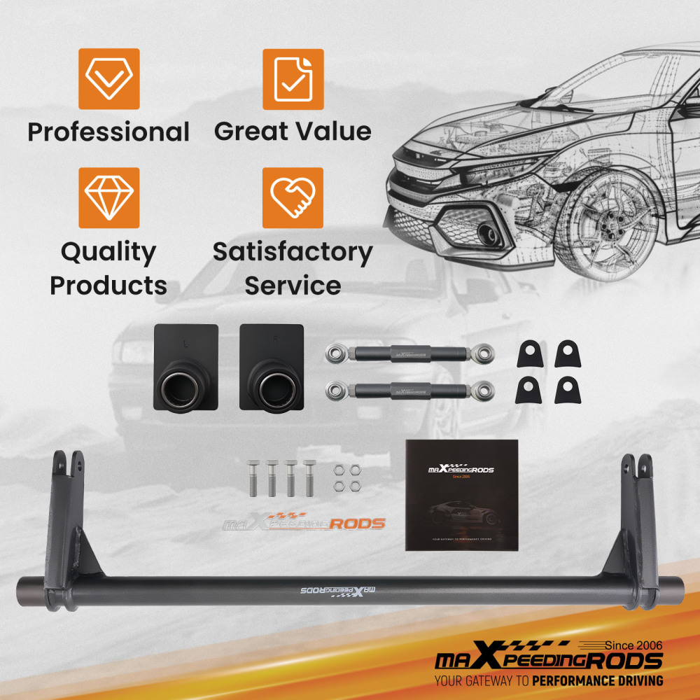 Rear Sway Bar Anti Roll Bar compatible for Ford Mustang 79-2004 Right Left Upper Stabilizer