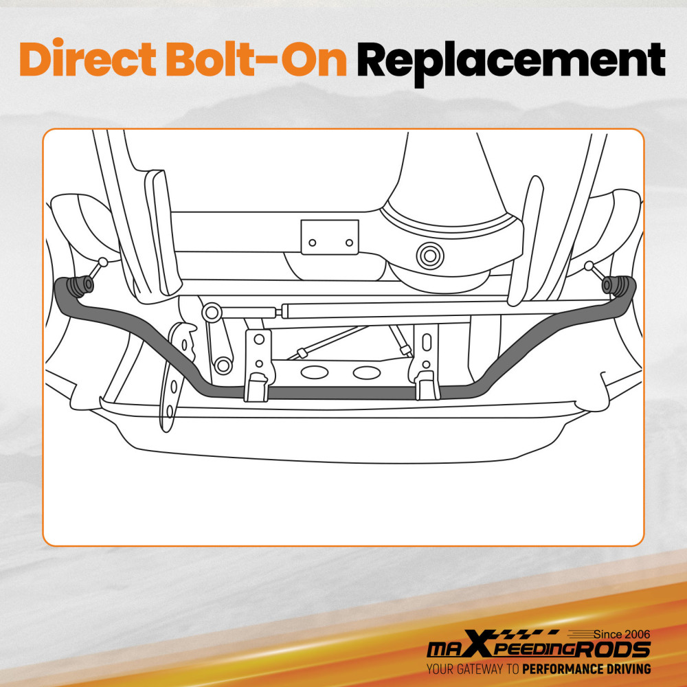 Rear Sway Bar Anti Roll Bar compatible for Ford Mustang 79-2004 Right Left Upper Stabilizer