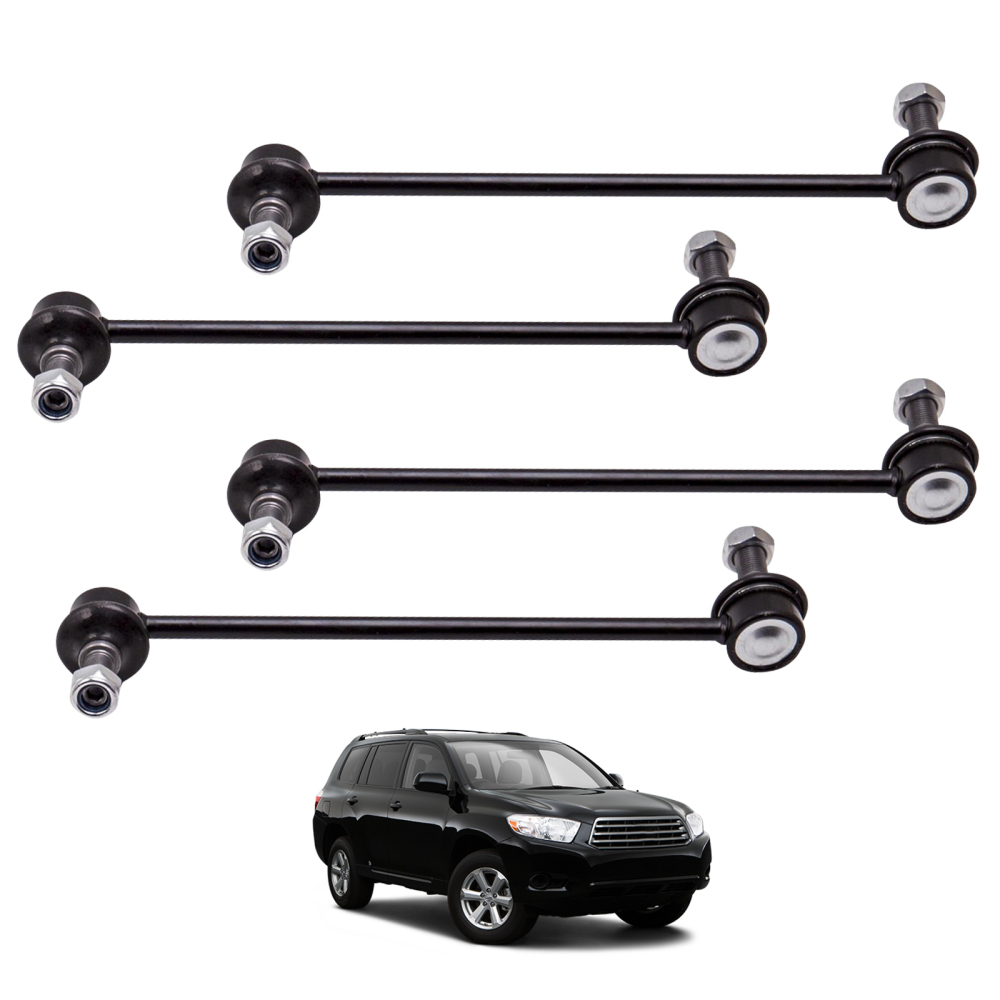 2 Front + 2 Rear Sway Bar Link compatible for Lexus ES300 RX300 compatible for Toyota Avalon compatible for Camry New