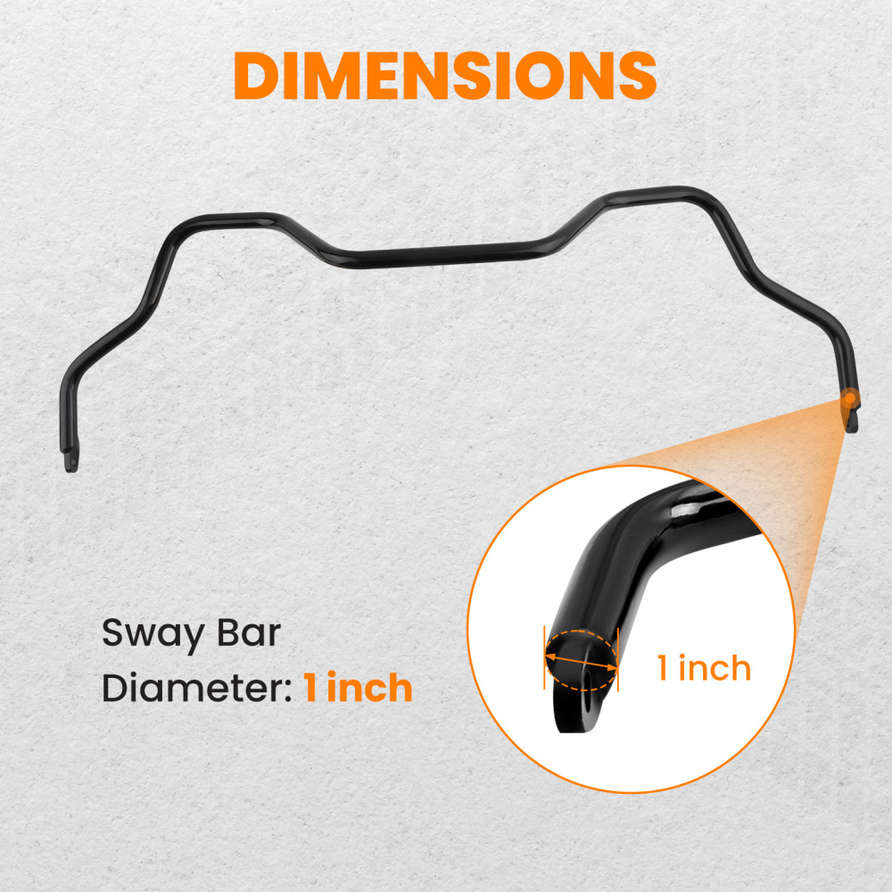 Rear sway bar kit compatible for toyota tundra sr5 sr 2007-2019 ptr11-34070