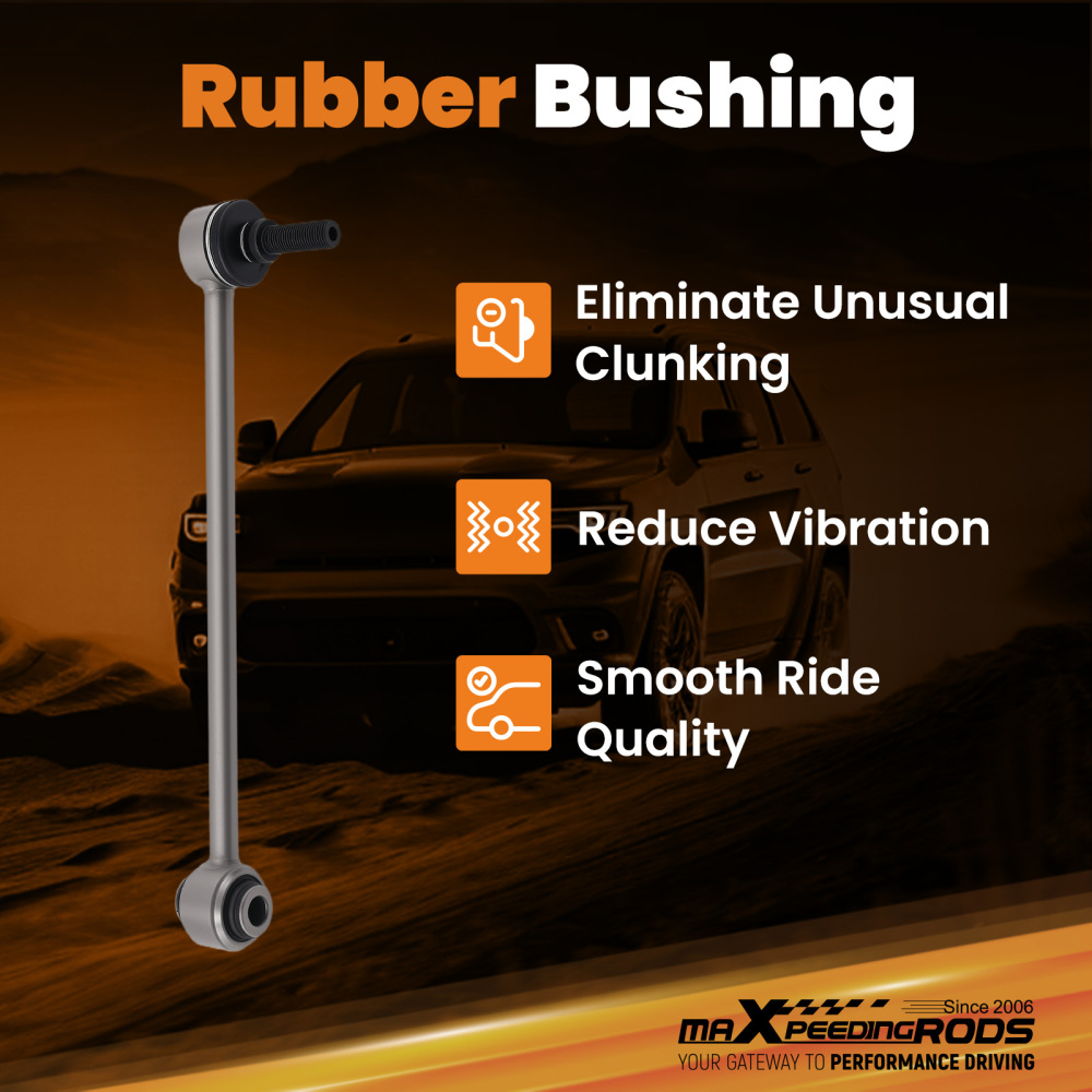 Front Stabilizer Bar End Link For 2007-2018 compatible for JEEP Wrangler JK JL with 1-2.5 lift